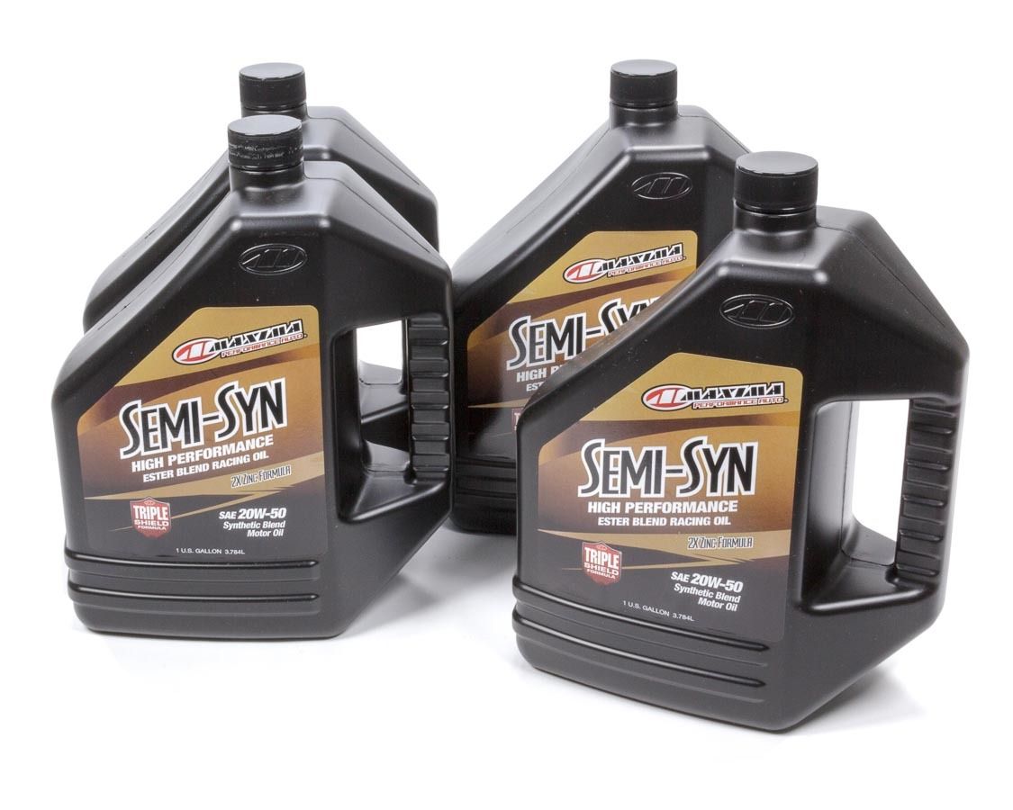 MAXIMA RACING OILS20w50 Semi-Syn Oil Case 4x1 Gallon
