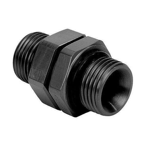 MAGNAFUEL/MAGNAFLOW FUEL SYSTEMS #10 Straight to 3/8npt Coupler w/Jam Nut Black