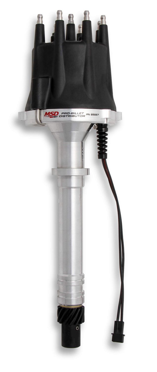 MSD IGNITIONChevy V8 Distributor Pro-Billet w/Black Cap