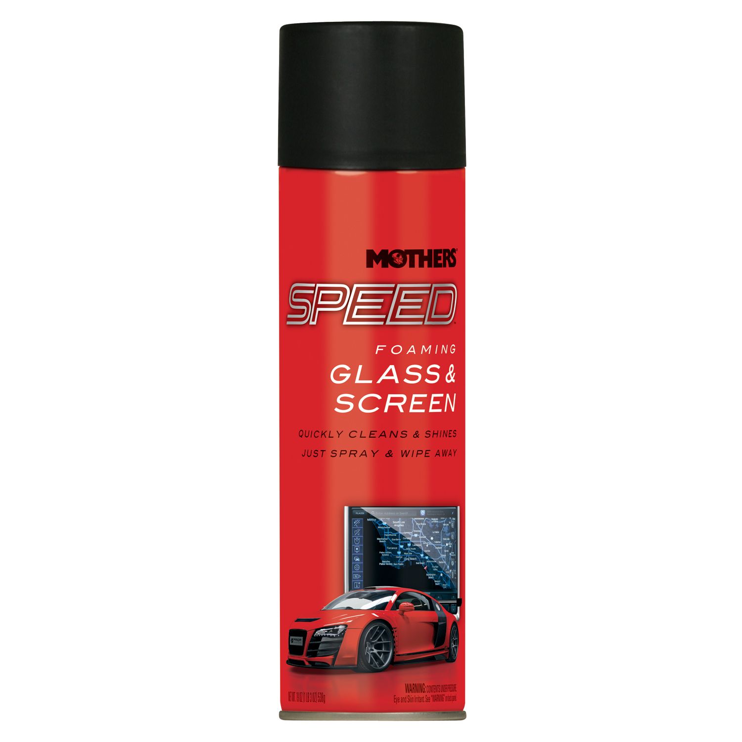 MOTHERS Speed Foaming Glass Cleaner 19oz. Can