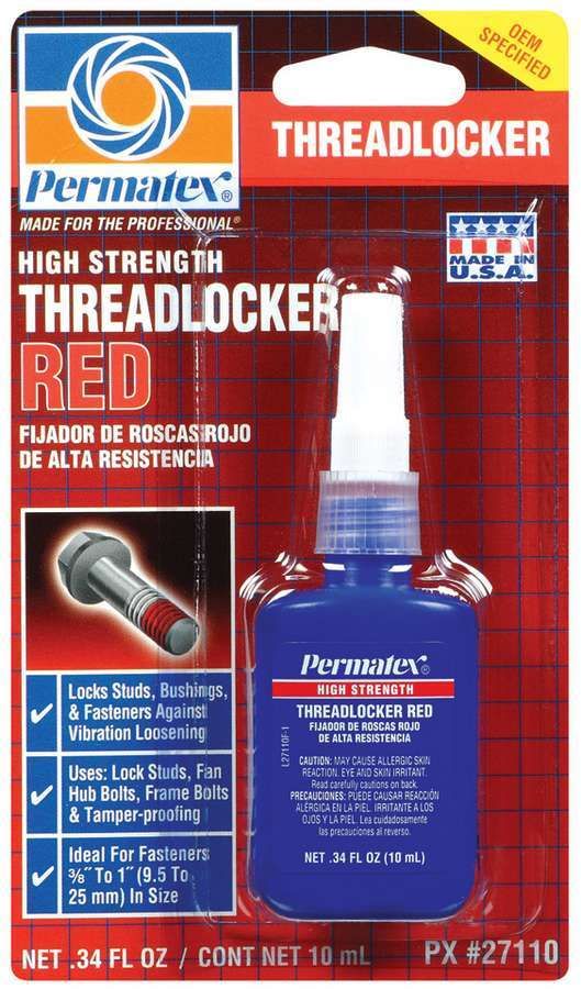 PERMATEXThreadlocker Red High Strengh 10ml.