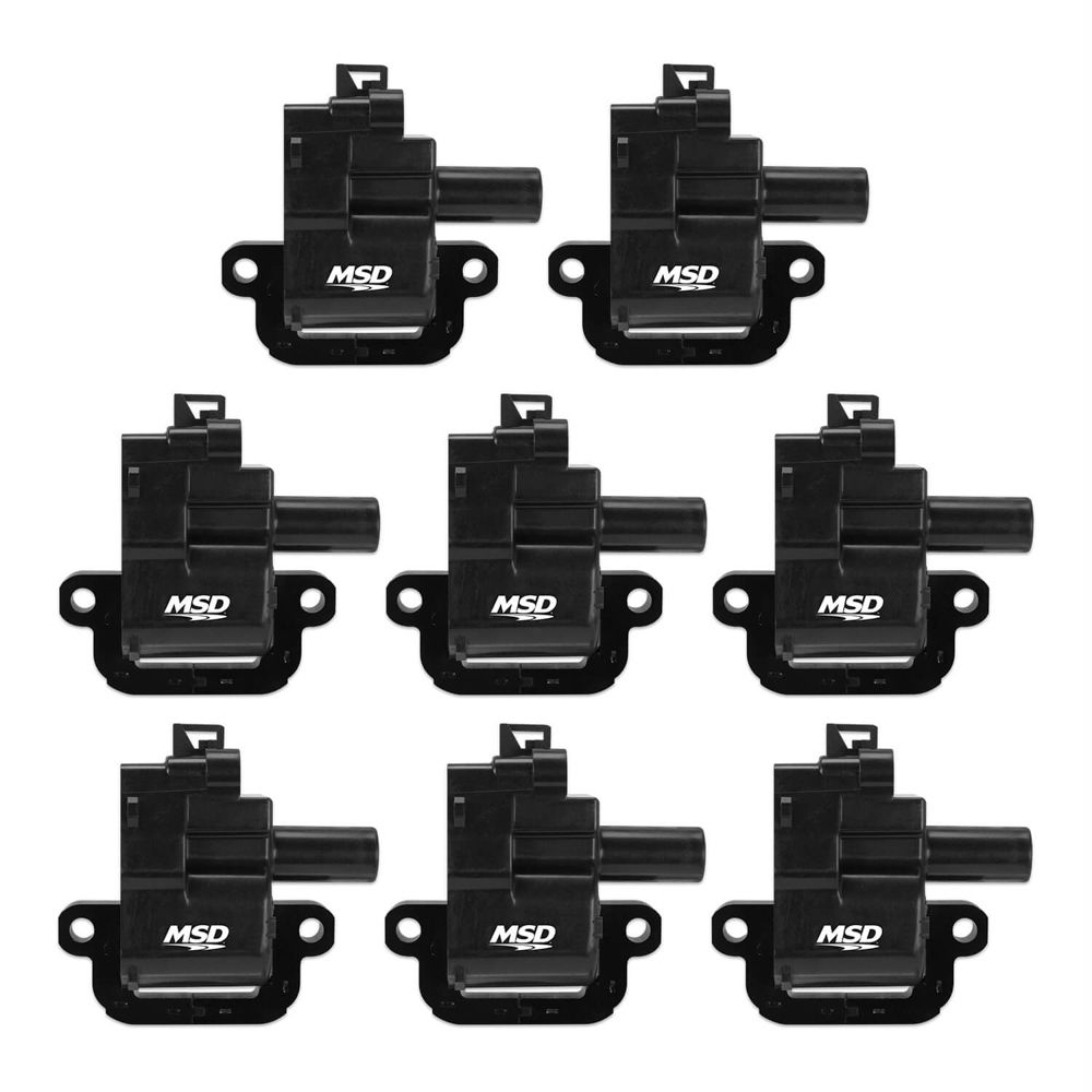 MSD IGNITIONCoils GM 98-06 (LS1/6) 8-Pack - Black