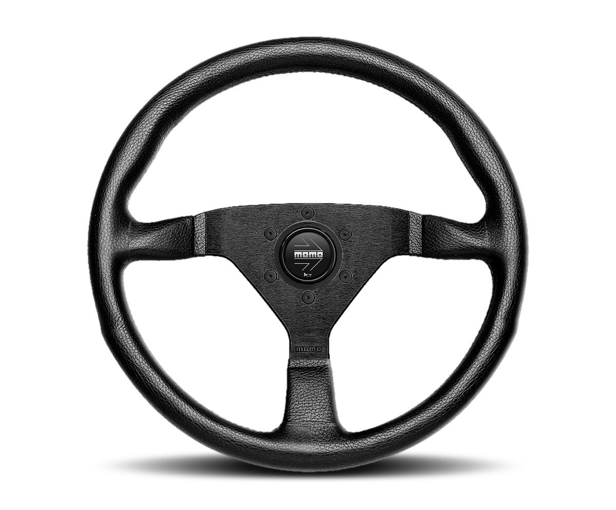 MOMO AUTOMOTIVE ACCESSORIESMonte Carlo 320 Steering Wheel Leather Black