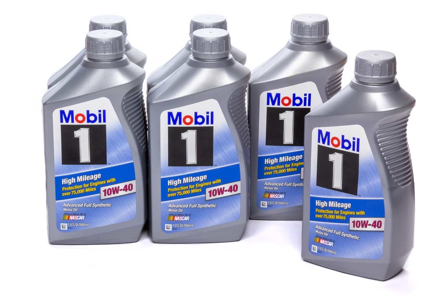 MOBIL 110w40 High Mileage Oil Case 6x1Qt Bottles