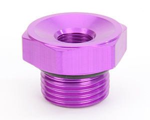 MAGNAFUEL/MAGNAFLOW FUEL SYSTEMS 8an Straight Port Plug w/ 1/8npt Port