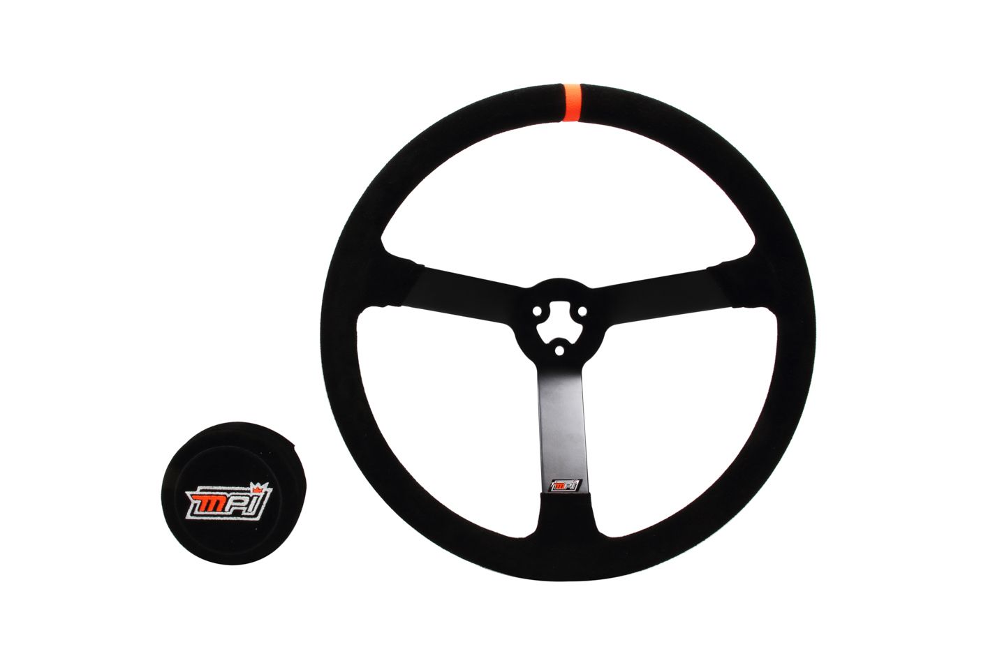 MPI USA15in 3-Bolt Std Steel Wheel Suede Grip