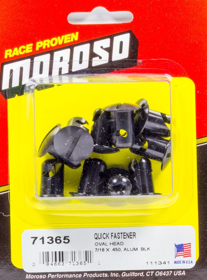 MOROSOOval Head Quick Fastener 7/16 x .450