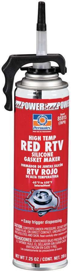 PERMATEXPowerbead Red RTV Silicone 7.25oz