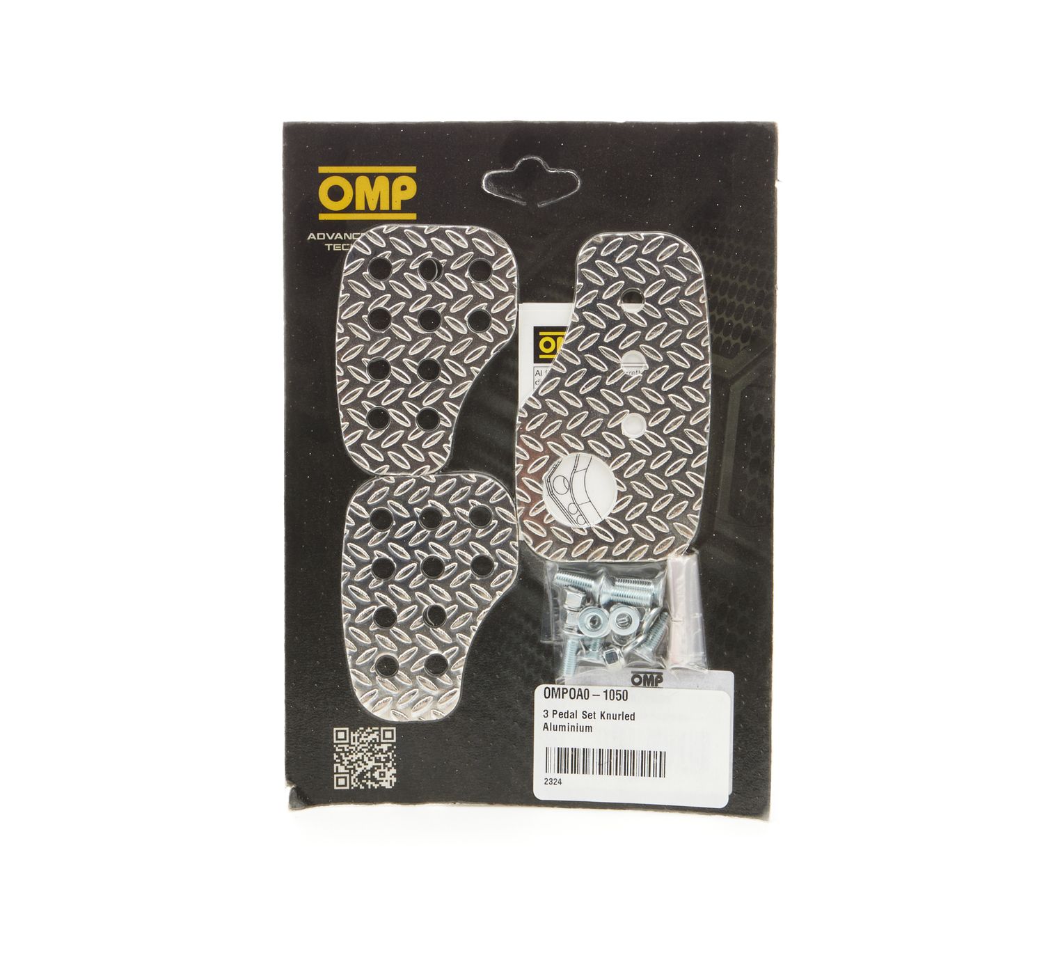 OMP RACING, INC.3 Pedal Set Knurled Aluminium