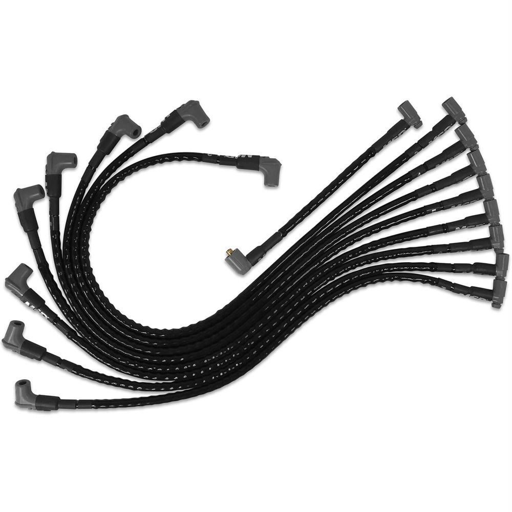 MSD IGNITIONSpark Plug Wire Set - SBC 8.5mm Sleeved Black