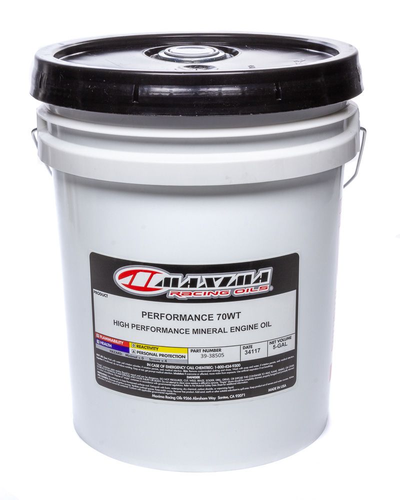 MAXIMA RACING OILS70w Petroleum Oil 5 Gal Pail
