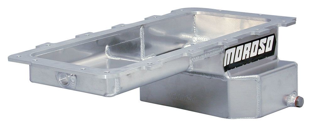 MOROSOFord 4.6/5.4L Fab. Alum. Oil Pan w/Kick-Out Sump