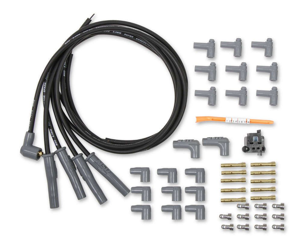 MSD IGNITIONSpark Plug Wire Set 4cyl Universal
