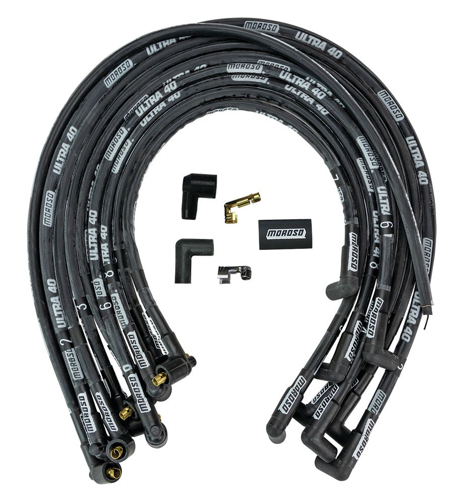 MOROSO Ultra 40 Plug Wire Set - Black