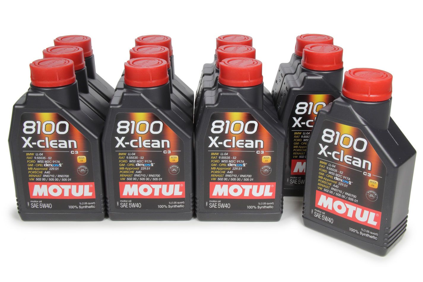 MOTUL USA8100 X-Clean 5w40 Oil Case 12 x 1 Liter Dexos2
