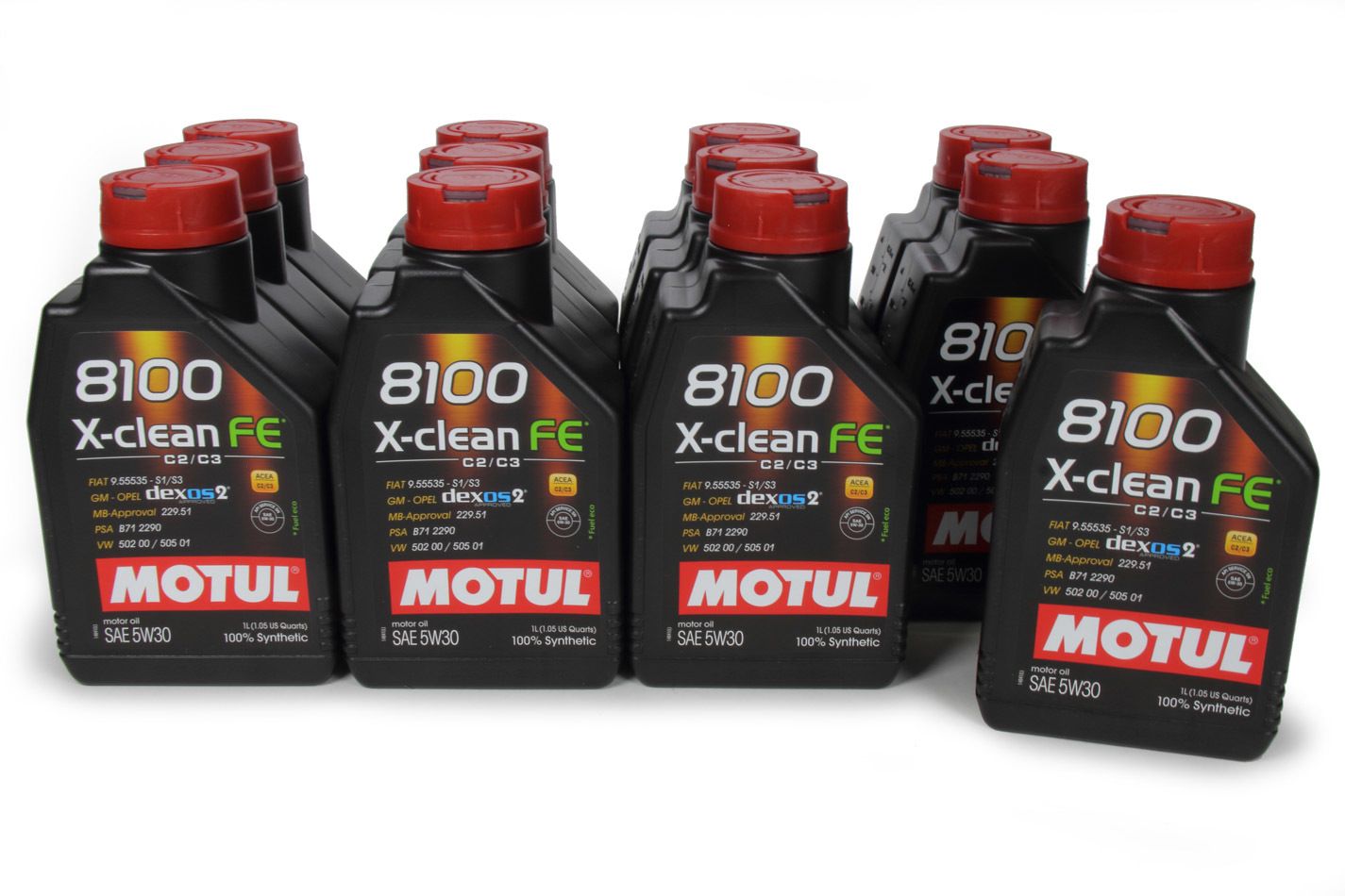 MOTUL USA8100 X-Clean FE 5w30 Oil Case 12 x 1 Liter