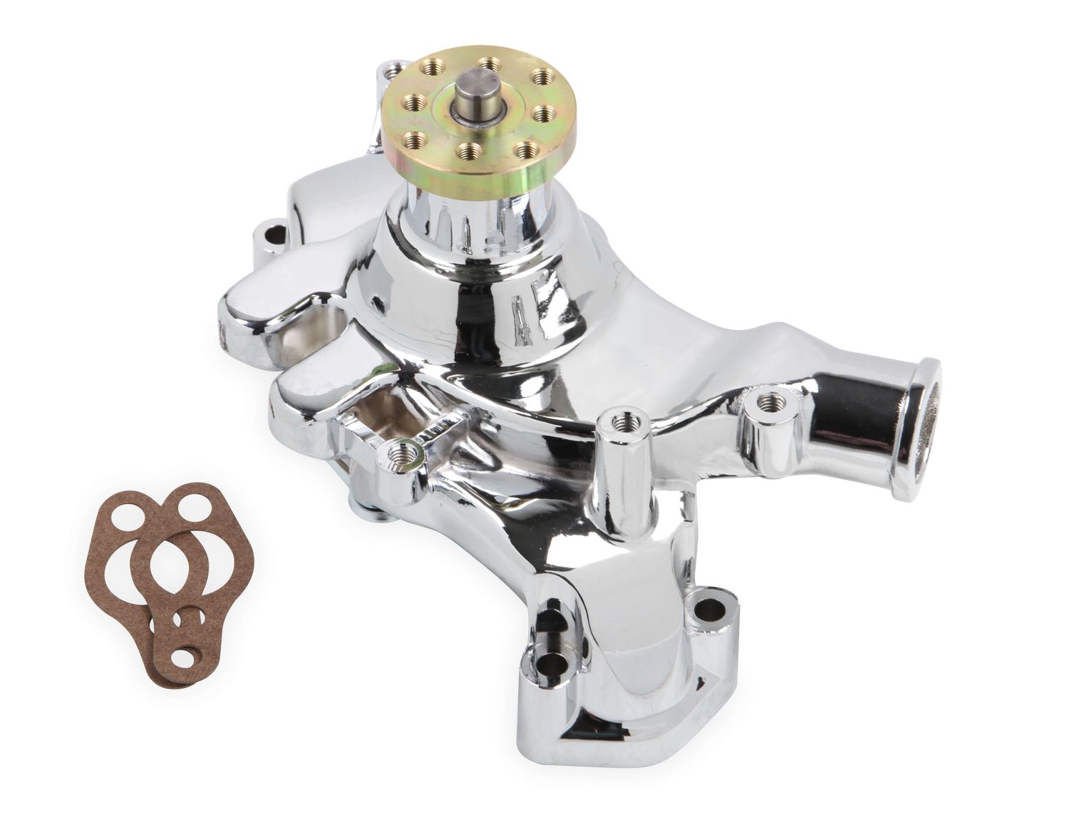 MR. GASKETBBC Long Water Pump Alm. w/Chrome Finish