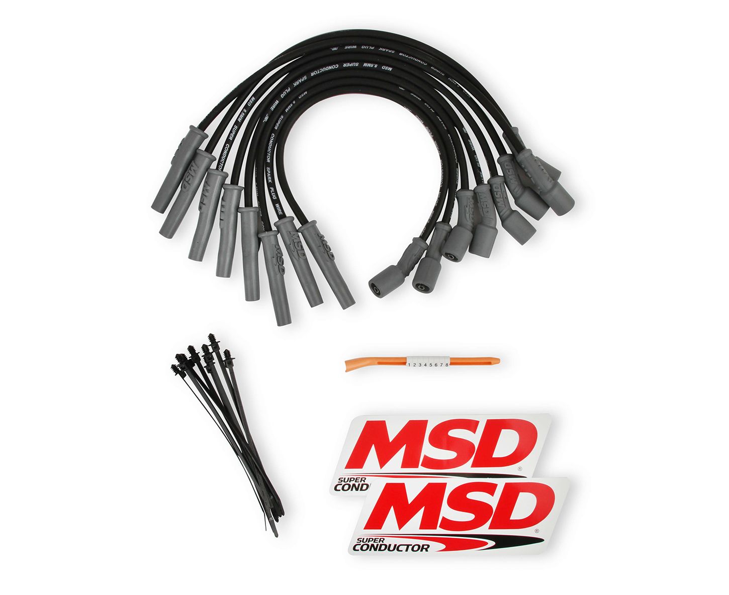 MSD IGNITION8.5mm Plug Wire Set Ford Raptor 10-15 6.2L Black