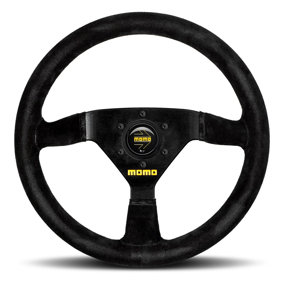 MOMO AUTOMOTIVE ACCESSORIESMOD 69 Steering Wheel Black Suede