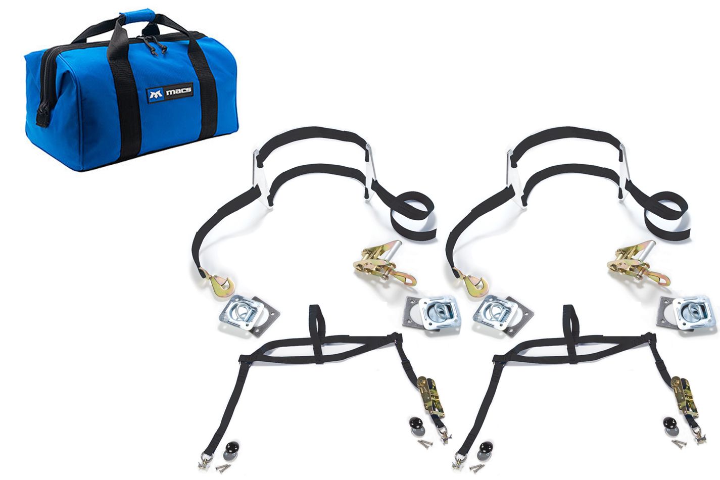 MACS CUSTOM TIE-DOWNSDrag Pack Complete Kit for Tie Down Dragster