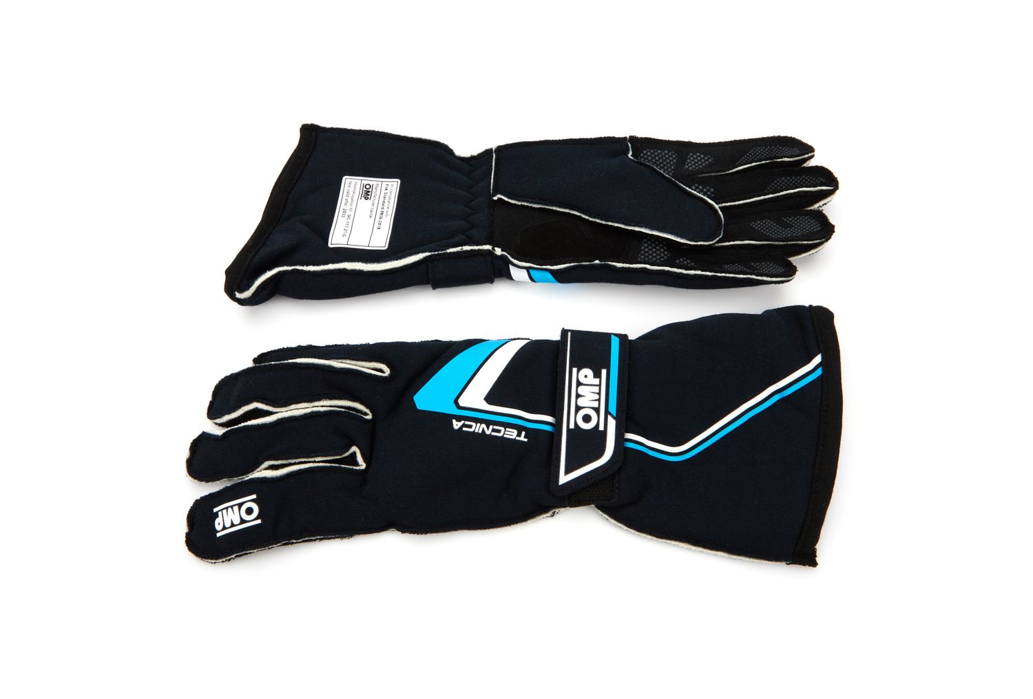 OMP RACING, INC.Tecnica Gloves Blue And Cyan Large