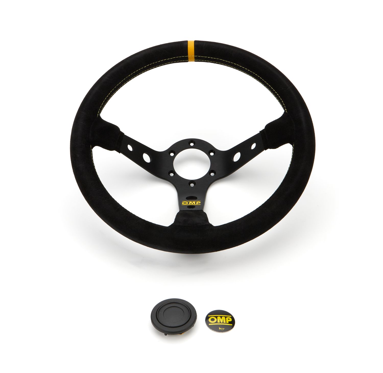 OMP RACING, INC.Corsica 330 Steering Wheel Dished Black