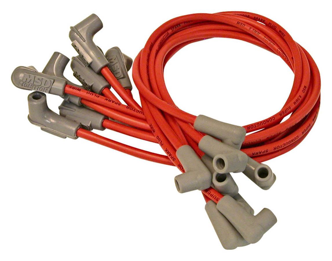 MSD IGNITION8.5mm BBC Race Tailored Plug Wire Set