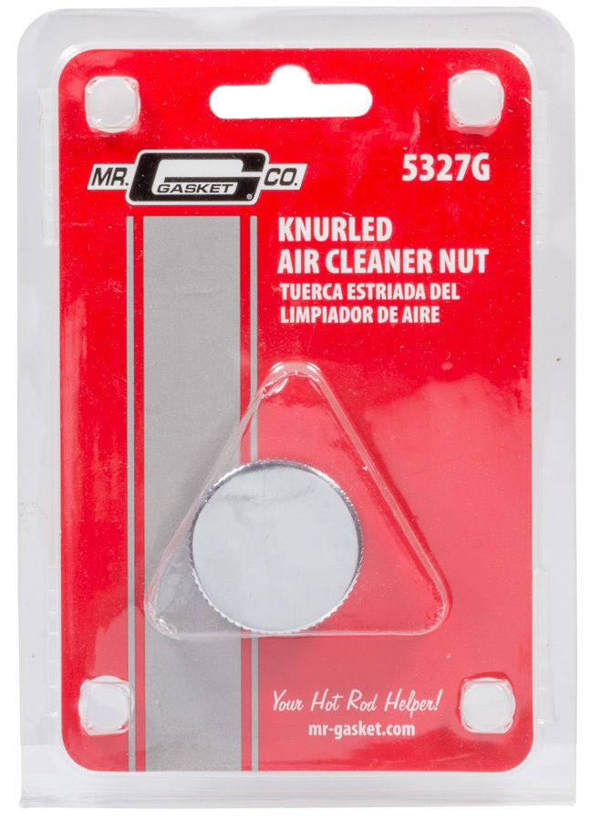 MR. GASKETAir Cleaner Nut - Chrome Steel Knurl 1/4-20
