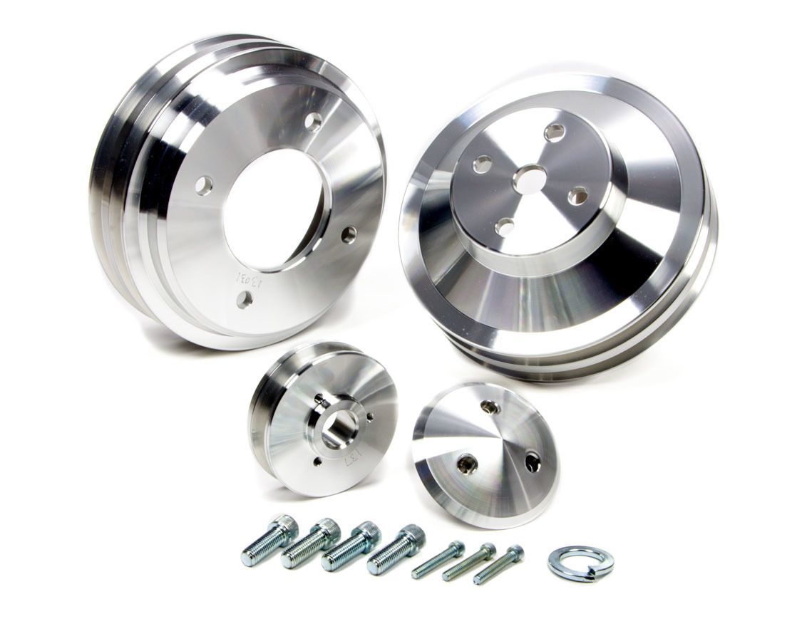 MARCH PERFORMANCE 70-78 BB Pontiac 3pcs Pulley Set