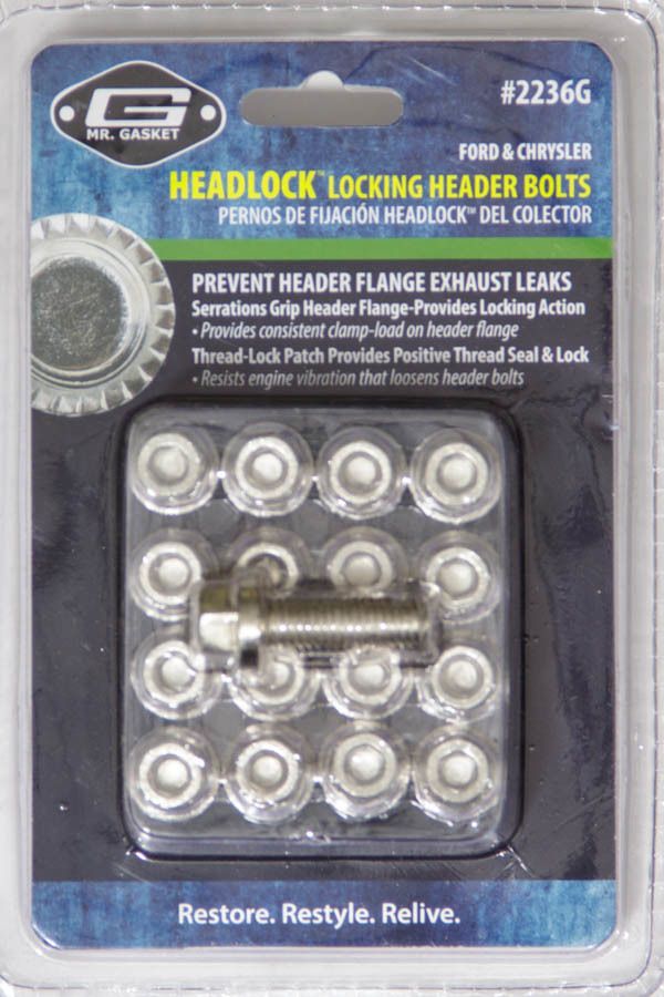 MR. GASKETLocking Header Bolt Kit 8mm x 1.25 x 1.0mm 17pk