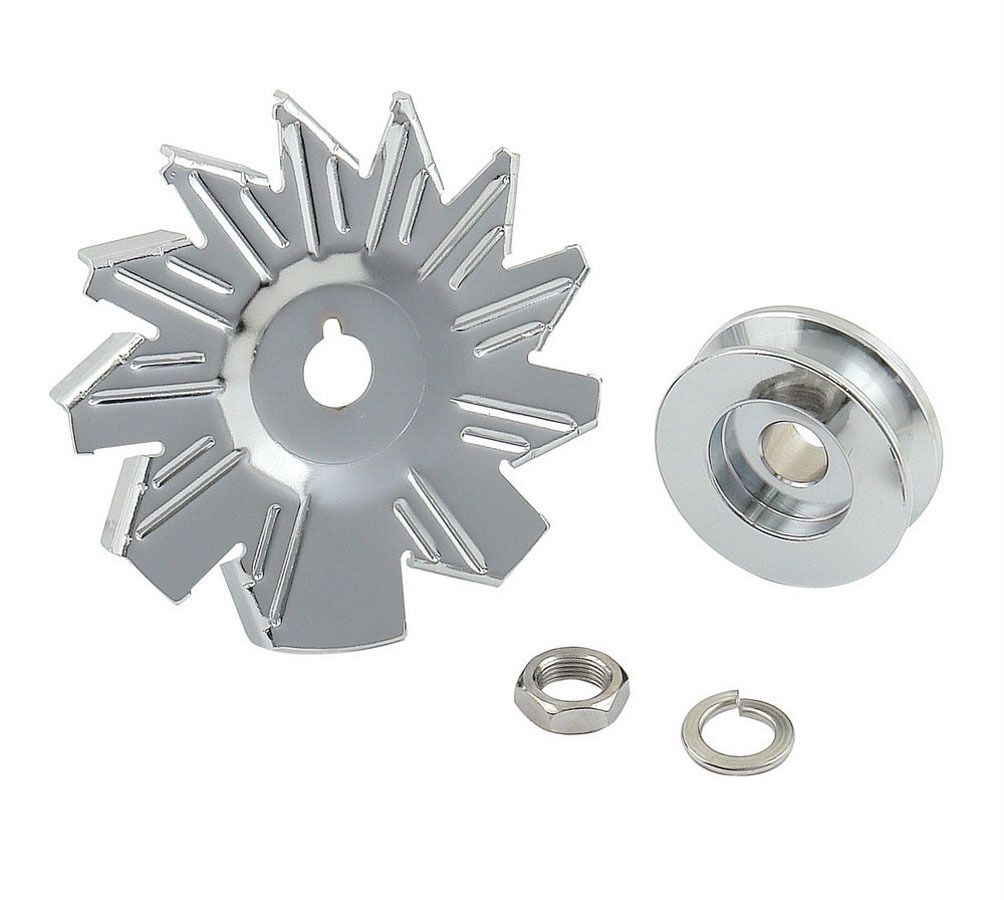 MR. GASKETChrome Alt Fan & Pulley