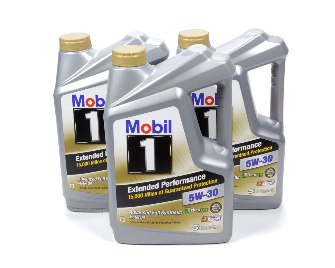 MOBIL 15w30 EP Oil Case 3x5 Qt Bottles Dexos