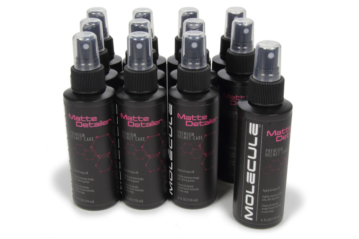 MOLECULEMatte Helmet Detailer 4oz Bottle Case Of 12