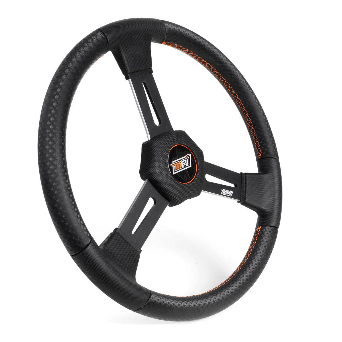MPI USADirt Steering Wheel 15in Exteme Grip Flat