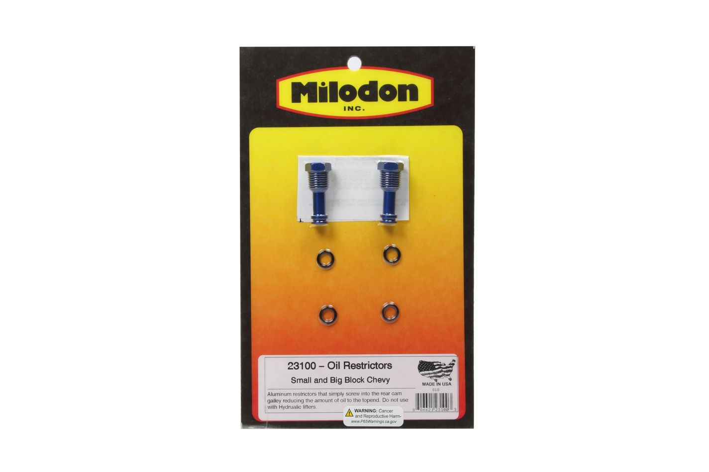 MILODONSb/Bb Chev Oil Restricto