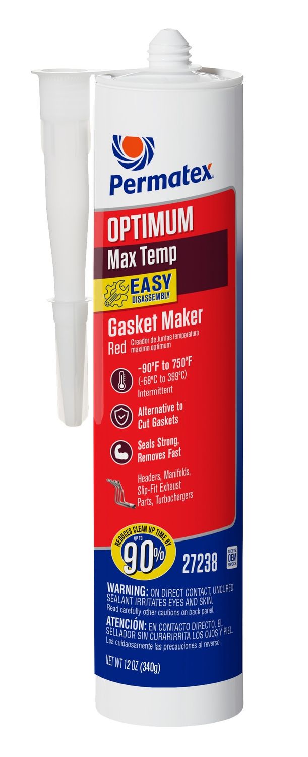 PERMATEXOptimum Red RTV 12Oz. Silicone Cartridge
