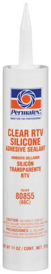 PERMATEXClear Silicone 11 Oz