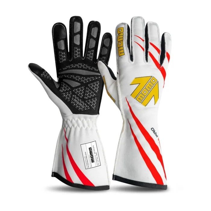 MOMO AUTOMOTIVE ACCESSORIESGloves Corsa Pro Night Large White 11 FIA