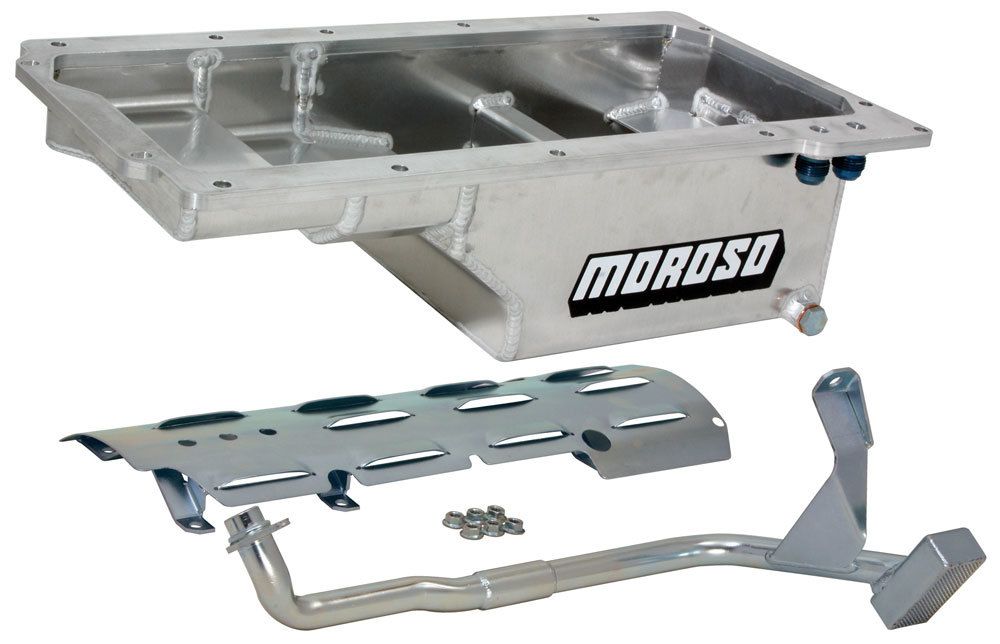 MOROSOLS1 Billet Rail Oil Pan Kit w/Tray