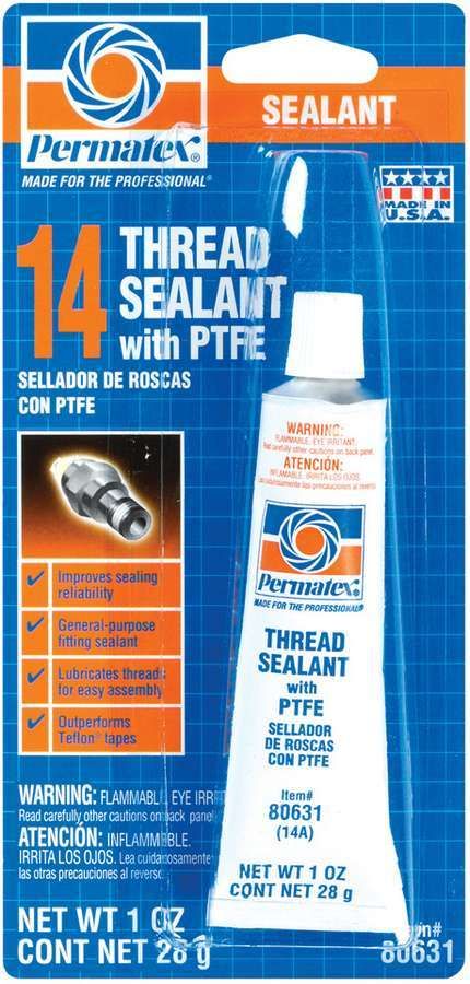 PERMATEX1 Oz White Thread Sealan