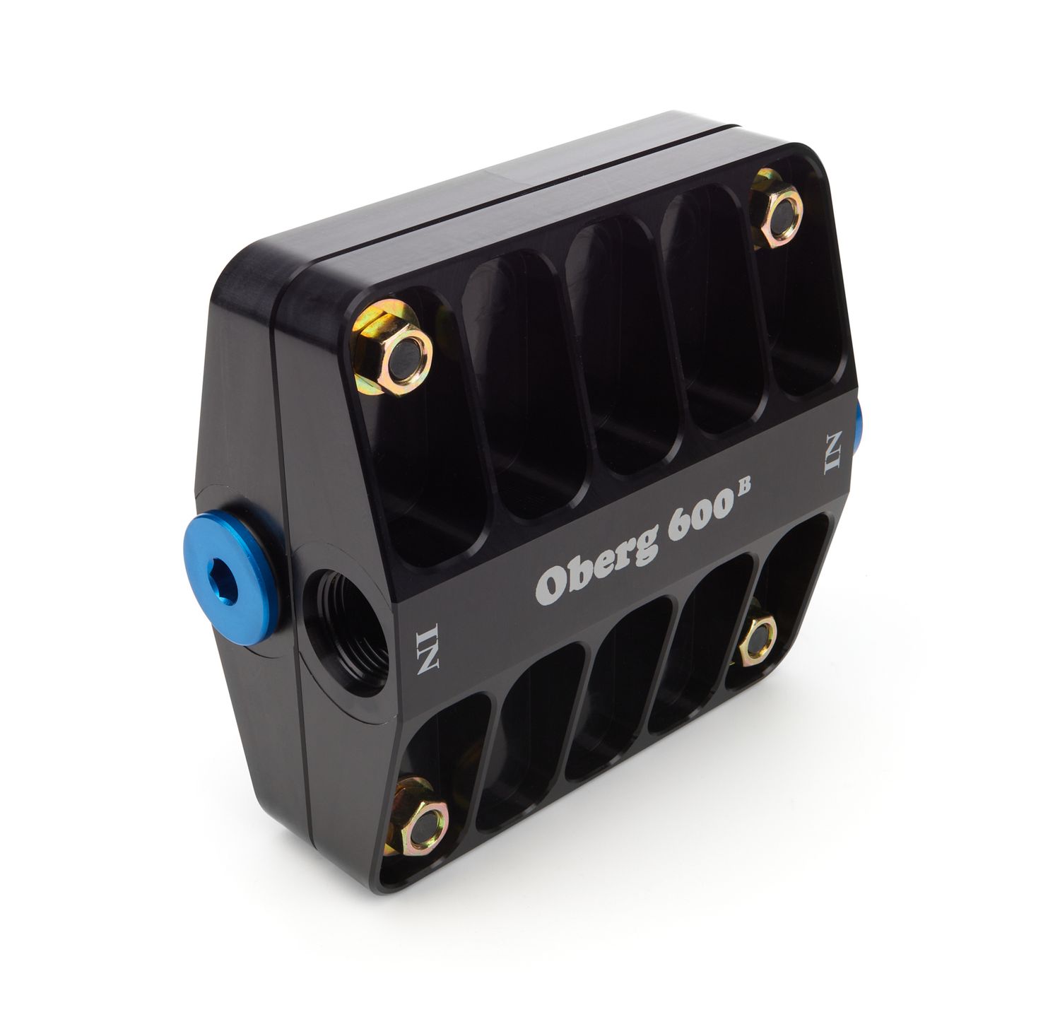 OBERG FILTERS6in Billet Filter w/115 Micron Screen - Black