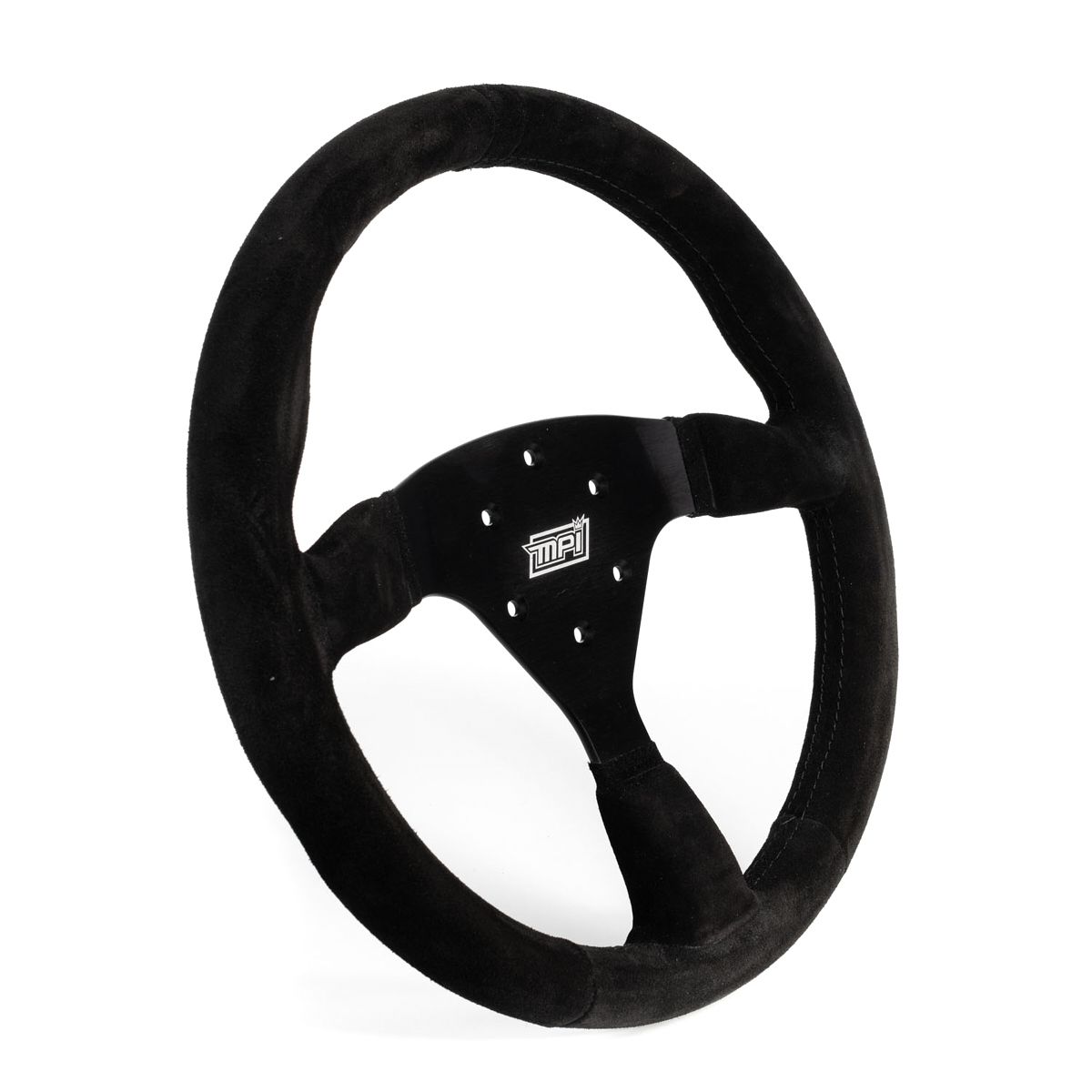 MPI USATrack Day Steering Wheel 14in Full Black Flat