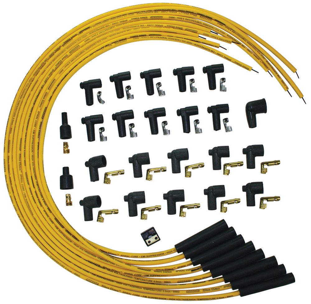 MOROSOBlue Max Ignition Wire Set - Yellow