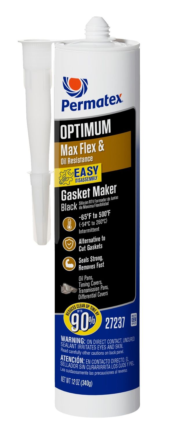 PERMATEXOptimum Black RTV 12 Oz Silicone Cartridge