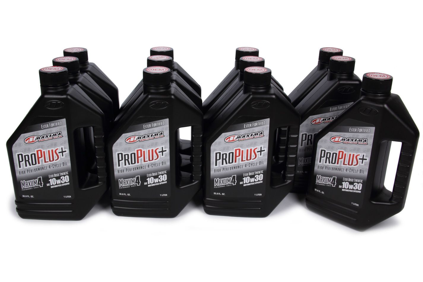 MAXIMA RACING OILSPro Plus+ 10w30 Syntheti c Case 12 x 1 Liter