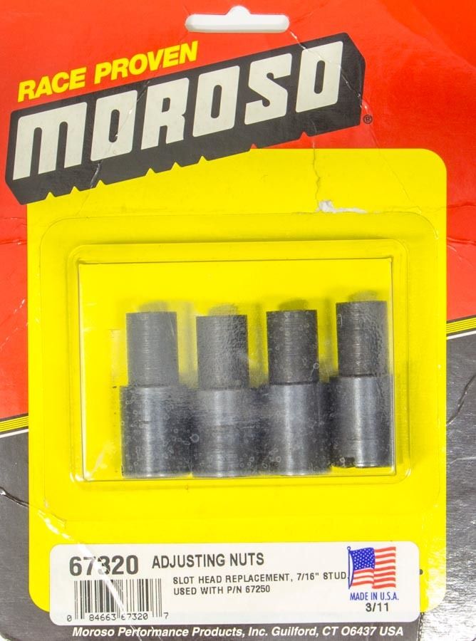 MOROSOStud Girdle Adj. Nuts 7/16in 4-Pack