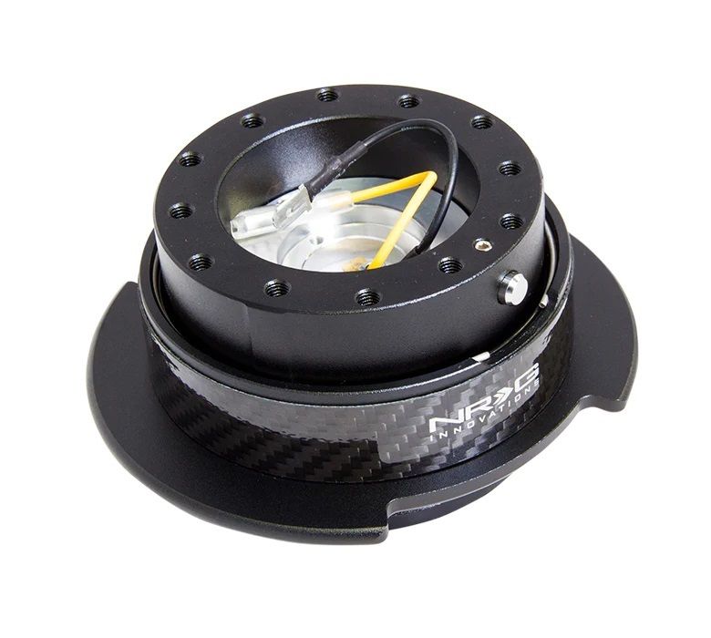 NRG INNOVATIONSteering Quick Release Kit 2.5 Black w/ Carbon