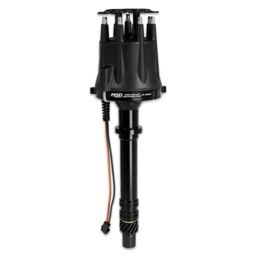 MSD IGNITIONChevy Dist. V-8 Billet w/Cap & Rotor - Black