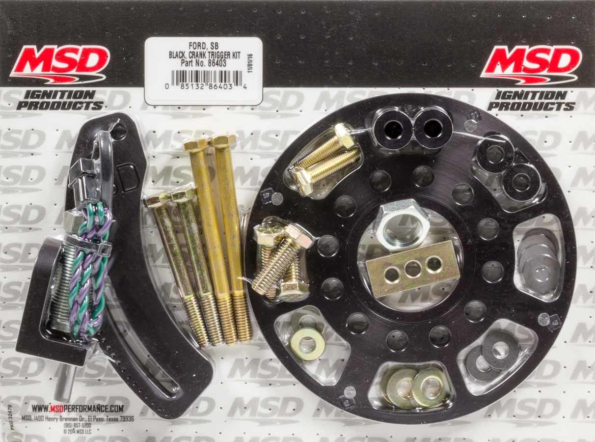 MSD IGNITIONSBF Crank Trigger Kit Black