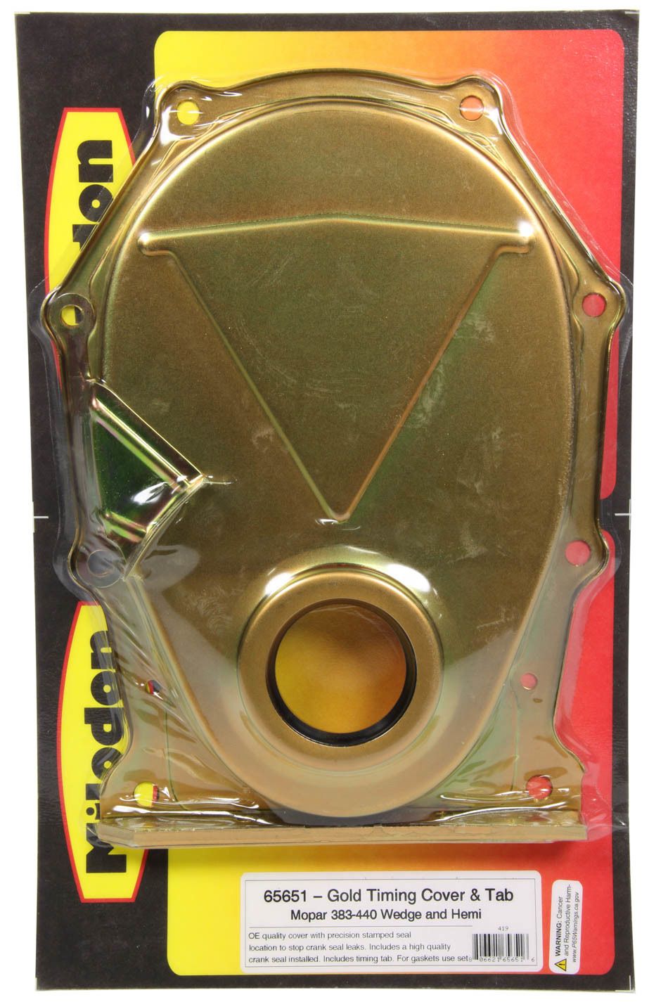 MILODONBBM Timing Cover - Gold